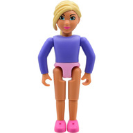 Lego Belville dívka, tmavě fialová (belvfemale74)